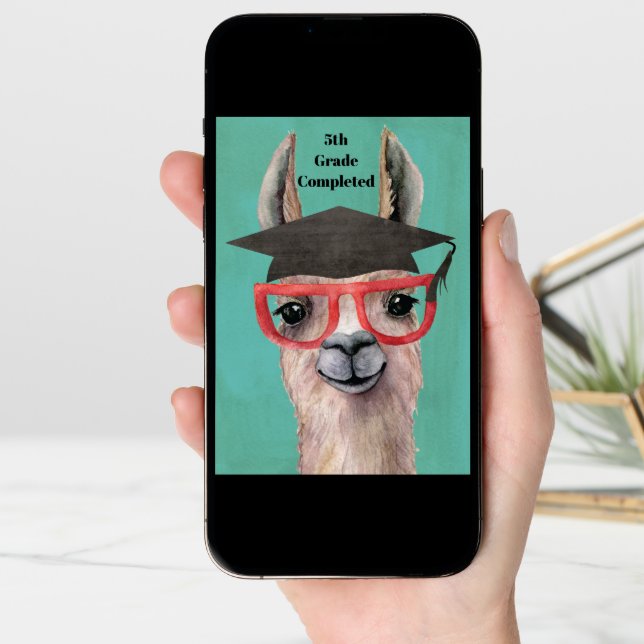 Funny 5th Grade Graduation Card (Front Digital)