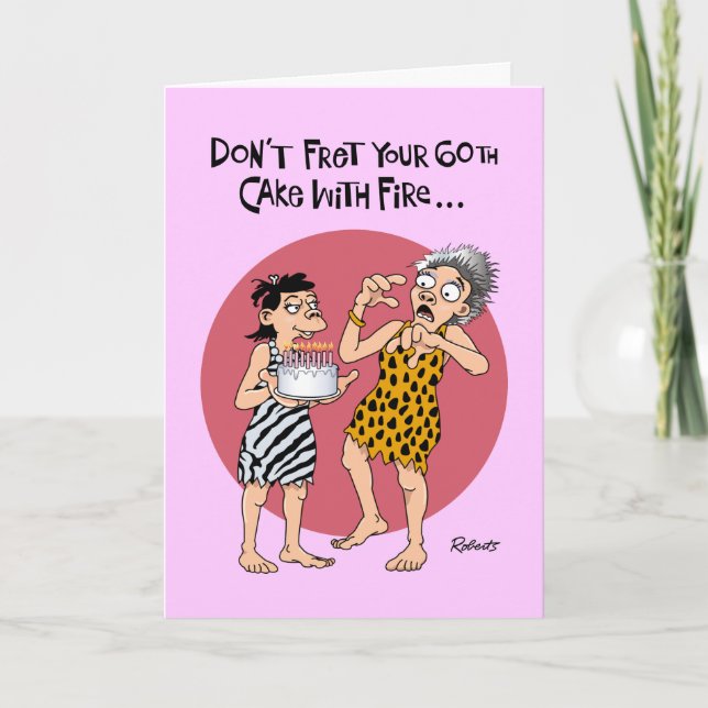 Funny 60th Birthday Card (Front)