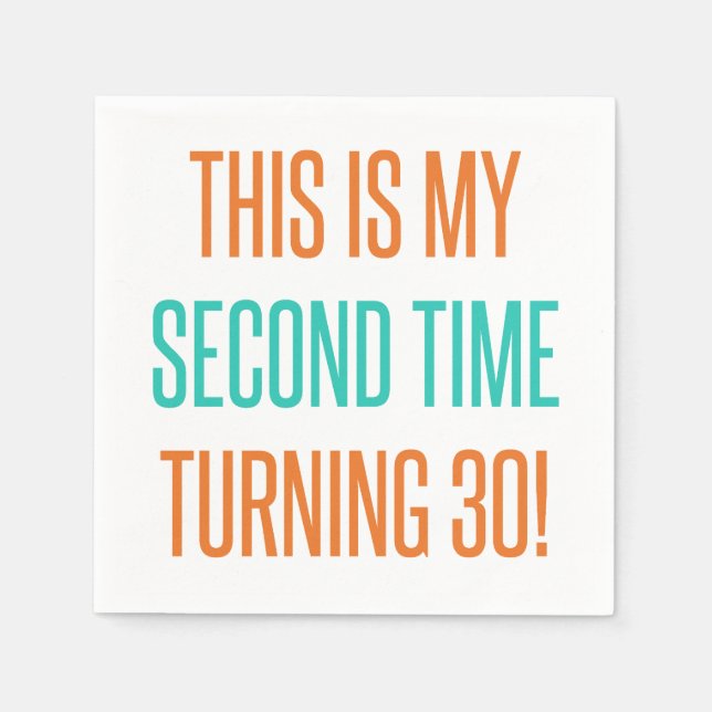 Funny 60th Birthday For Women Napkins (Front)