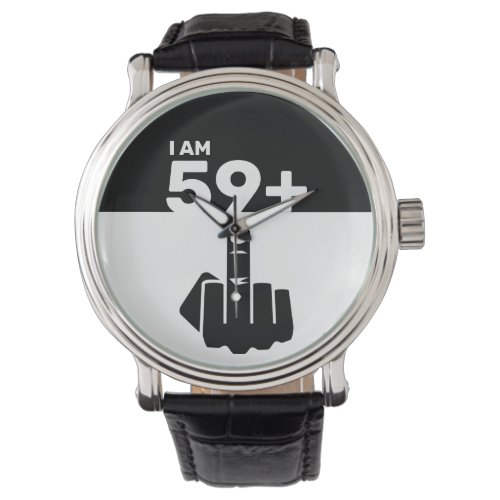 Funny 60th Birthday Gift 59 Plus one Watch