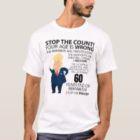 Funny 60th Year Birthday Present Happy Birth year