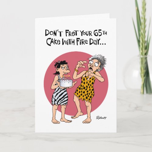 Funny 65th Birthday Card