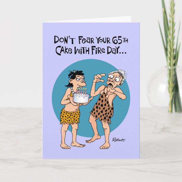 Funny 65th Birthday Card