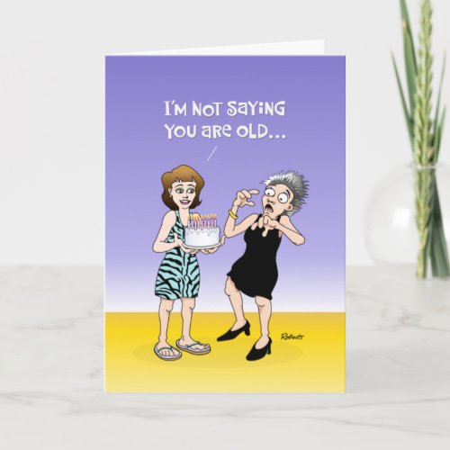 Funny 65th Birthday Card