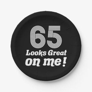 Funny 65th Birthday For Her Paper Plates