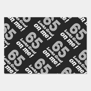Funny 65th Birthday For Her Wrapping Paper Sheets