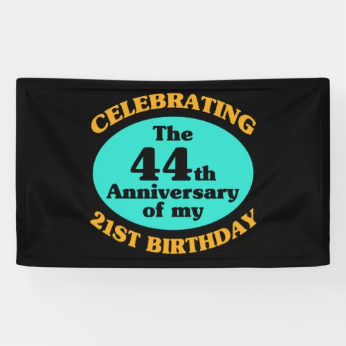 Funny 65th Birthday Gag Gift Banner
