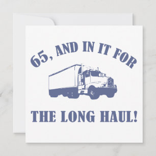 Funny 65th Birthday Gift Card