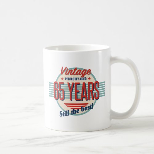 Funny 65th Birthday Old Fashioned Coffee Mug