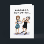 Funny 66th Medicare Birthday Card<br><div class="desc">Funny 66th Birthday Greeting Card for woman who is not prepared to turn 66 years old</div>