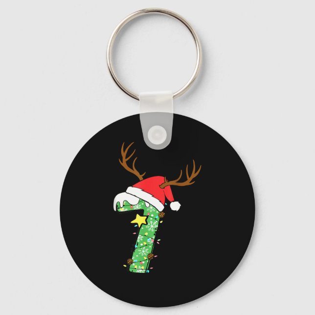 Funny 67 Christmas 6 7 Six Seven Meme 6 7 Matching Keychain (Front)