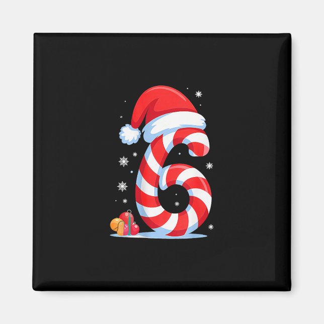 Funny 67 Christmas 6 7 Six Seven Meme 6 7 Matching Magnet (Front)