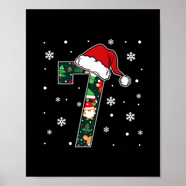 Funny 67 Christmas 6 7 Six Seven Meme 6 7 Matching Poster (Front)