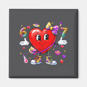 Funny 67 Heart Valentines Day Six Seven Meme 6 7 W Magnet