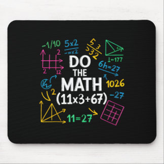 Funny 67 Math Equation 100 Days Of School 100 Days Mouse Pad