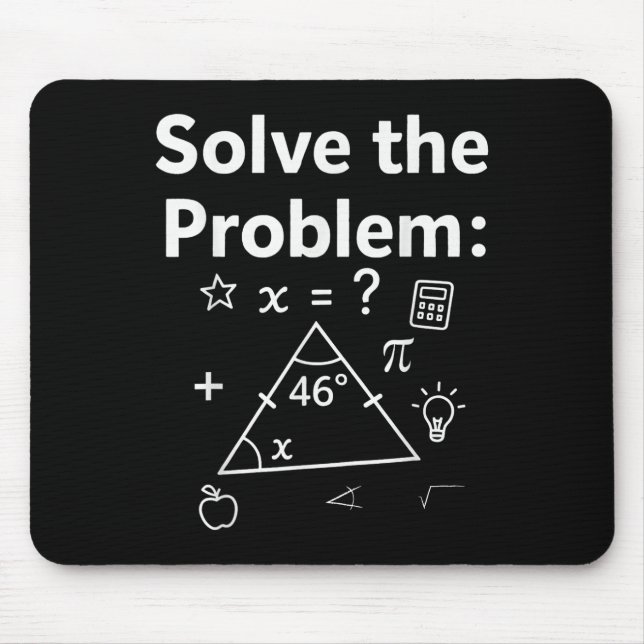 Funny 67 Math Meme Solve The Problem Teacher For S Mouse Pad (Front)