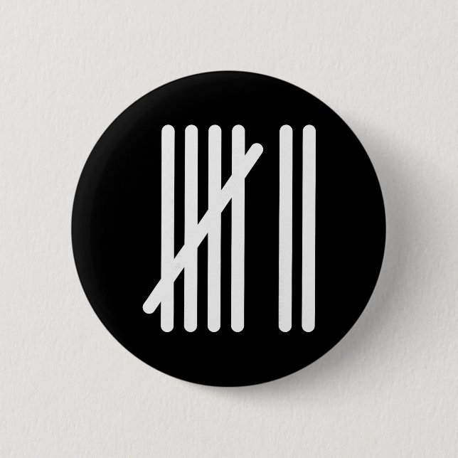 Funny 67 Math Teacher Kindergarten Number Counting Button (Front)