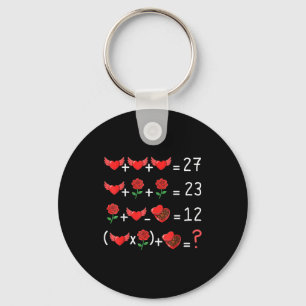 Funny 67 Math Teacher Valentine Math Teacher Women Keychain