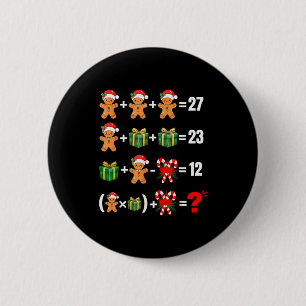 Funny 67 Meme Candy Merry Santa Math Teacher Chris Button