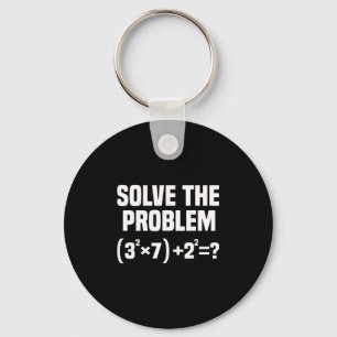 Funny 67 Meme Math Six Seven Teacher Brainrot Joke Keychain