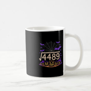 Funny 67 Meme Math Teacher 6 7 Halloween Square Ro Coffee Mug