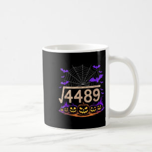 Funny 67 Meme Math Teacher 6 7 Halloween Square Ro Coffee Mug