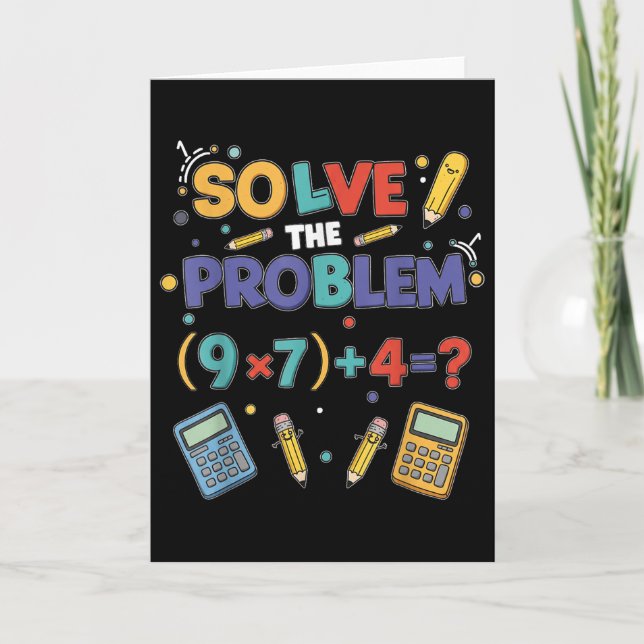 Funny 67 Meme Pemdas Elementary Math Teacher Brain Card (Front)