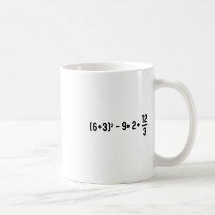Funny 67 Meme Pemdas Elementary Math Teacher Brain Coffee Mug