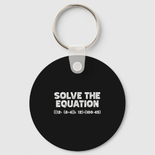 Funny 67 Meme Pemdas Elementary Math Teacher Brain Keychain
