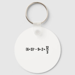 Funny 67 Meme Pemdas Elementary Math Teacher Brain Keychain