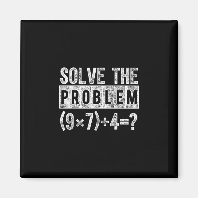 Funny 67 Meme Pemdas Elementary Math Teacher Brain Magnet (Front)