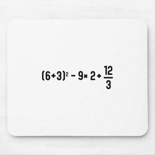 Funny 67 Meme Pemdas Elementary Math Teacher Brain Mouse Pad (Front)