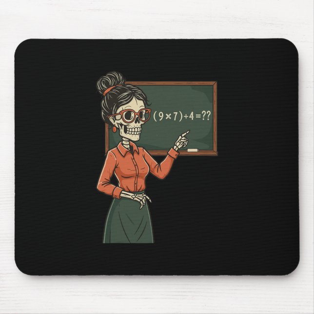 Funny 67 Meme Pemdas Elementary Math Teacher Brain Mouse Pad (Front)