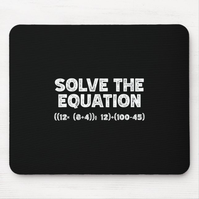 Funny 67 Meme Pemdas Elementary Math Teacher Brain Mouse Pad (Front)