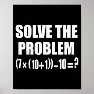 Funny 67 Meme Pemdas Elementary Math Teacher Brain Poster