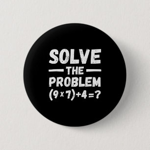 Funny 67 Meme Pemdas Elementary Math Teacher Humor Button