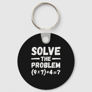 Funny 67 Meme Pemdas Elementary Math Teacher Humor Keychain