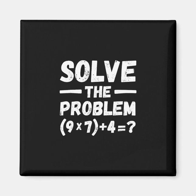 Funny 67 Meme Pemdas Elementary Math Teacher Humor Magnet (Front)