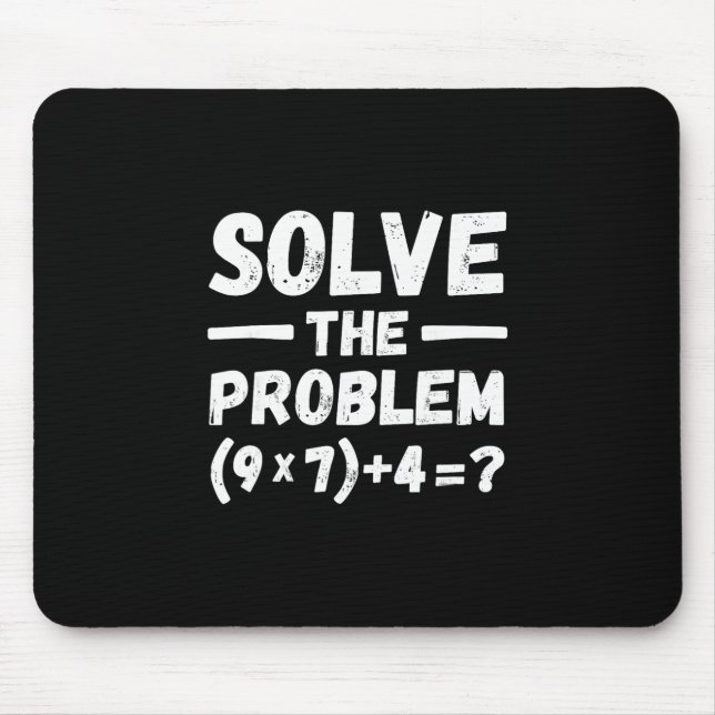 Funny 67 Meme Pemdas Elementary Math Teacher Humor Mouse Pad (Front)