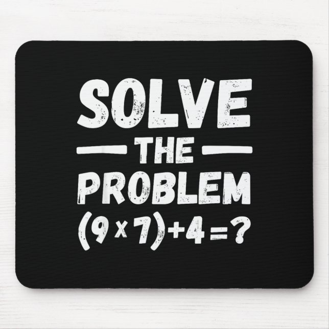 Funny 67 Meme Pemdas Elementary Math Teacher Humor Mouse Pad (Front)