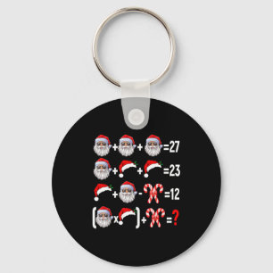 Funny 67 Meme Santa Christmas Tree Math Teacher Xm Keychain