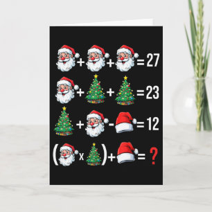 Funny 67 Meme Santa Math Teacher Christmas Pajama Card