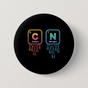 Funny 67 Meme Science Chemistry Nerd Humor Periodi Button