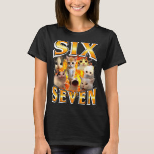 Funny 67 Meme Six Seven Cat Meme Funny Bootleg Gra T-Shirt