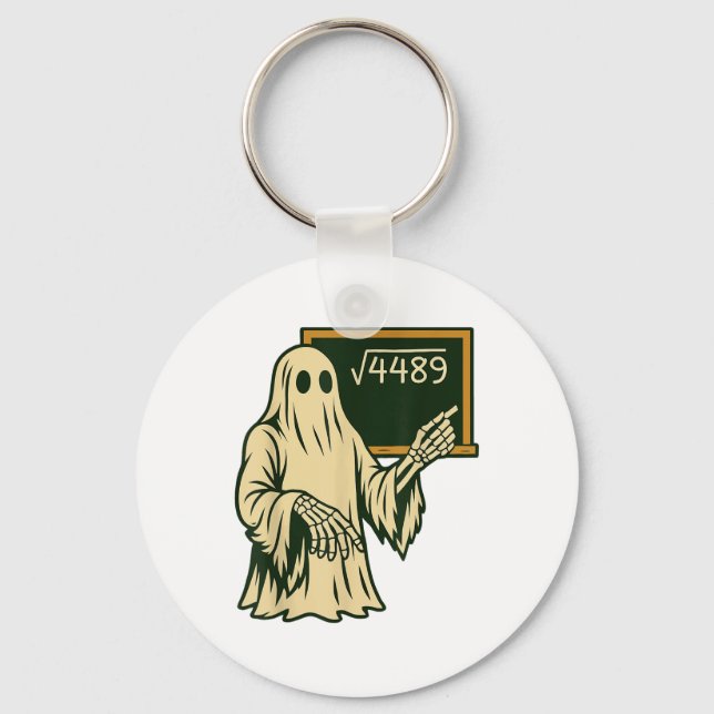 Funny 67 Meme Square Root 4489 Slang Math Teacher  Keychain (Front)