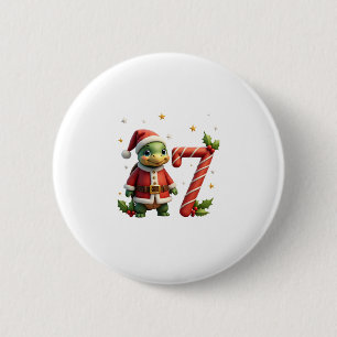 Funny 67 Meme Turtle Christmas PJm Men Women Famil Button