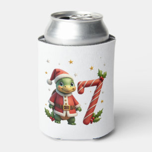 Funny 67 Meme Turtle Christmas PJm Men Women Famil Can Cooler