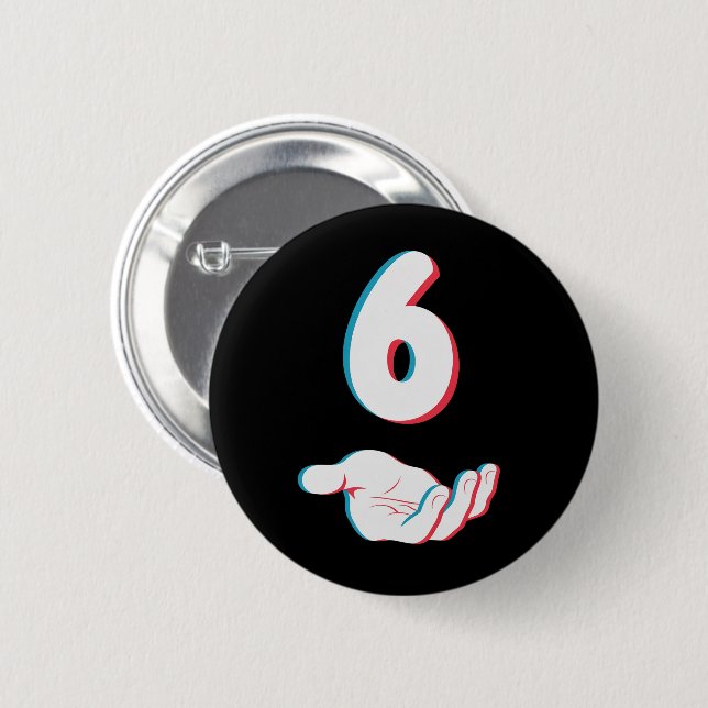 Funny 67 Six Seven Meme Couple Matching  Button (Front & Back)