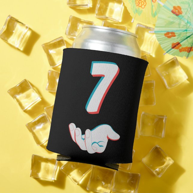 Funny 67 Six Seven Meme Couple Matching  Can Cooler (In Situ Summer)