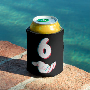 Funny 67 Six Seven Meme Couple Matching Can Cooler